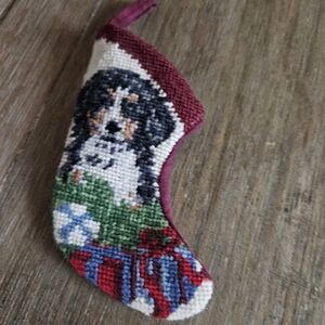 Hand Knitted Christmas Stocking
